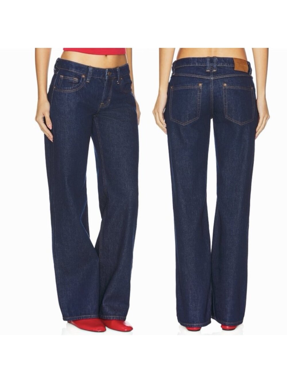 We The Free Tennessee Low Rise Boyfriend Jeans Size 29 Button Fly Rinse Rigid